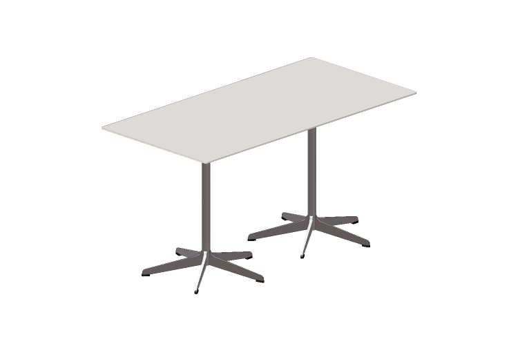 Mesas 3D - Mesa com base de 5 raios - Rondo - 28358 - E122... Mesas 3D - Mesa com base de 5 raios - Rondo - 28358 - E122...