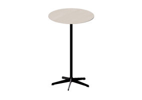 3D Tables - Table with 5-star base - Rondo - 28357 - PP90