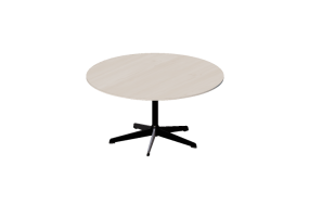 Tables 3D - Table avec base &agrave; 5 jambes - Rondo - 28327 - PP90
