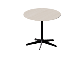 Mesas 3D - Mesa com base de 5 raios - Rondo - 28334 - PP90