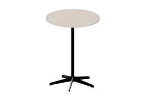 3D Tables - Table with 5-star base - Rondo - 28337 - PP90