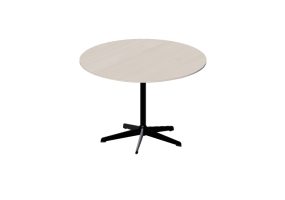 Mesas 3D - Mesa com base de 5 raios - Rondo - 28335 - PP90