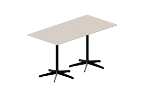 3D Tables - Table with 5-star base - Rondo - 28358 - PP90