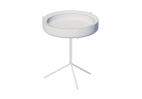 3D Tische - Runder Tisch - Drum - 27326 - AH20