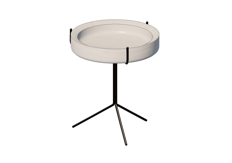 Tavoli 3D - Tavolo rotondo - Drum - 27326 - A122 - Swedese Tavoli 3D - Tavolo rotondo - Drum - 27326 - A122 - Swedese