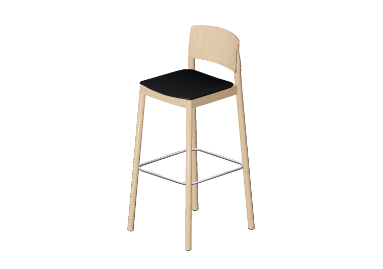 Sillas 3D - Taburete de madera - Grace - 22930 - E1980 -... Sillas 3D - Taburete de madera - Grace - 22930 - E1980 -...