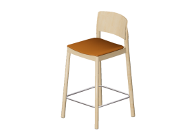 Chaises 3D - Tabouret en bois - Grace - 22905 - A1980 - ELMBAL93347