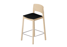 Sillas 3D - Taburete de madera - Grace - 22905 - E1980 - ELMBAL99011