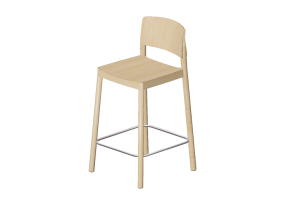 3D St&uuml;hle - Holzhocker - Grace - 22921 - A1