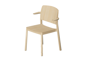 Sillas 3D - Silla de madera - Grace - 22902 - A1
