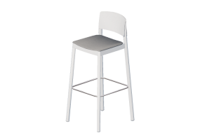 Chaises 3D - Tabouret en bois - Grace - 22930 - AH940 - MARPAT06