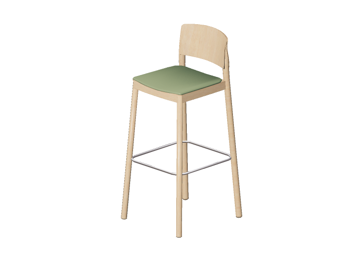 Sillas 3D - Taburete de madera - Grace - 22930 - E1930-... Sillas 3D - Taburete de madera - Grace - 22930 - E1930-...