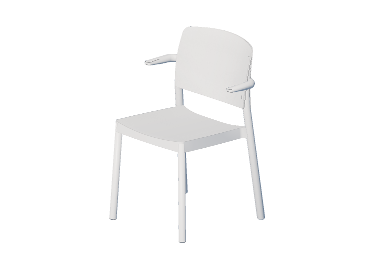 Chaises 3D - Chaise en bois - Grace - 22902 - AH - Swedese Chaises 3D - Chaise en bois - Grace - 22902 - AH - Swedese