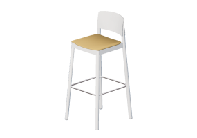 Chaises 3D - Tabouret en bois - Grace - 22930 - AH980 - ELMBAL43001
