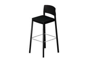Sedie 3D - Sgabello in legno - Grace - 22930 - AF980 - ELMBAL99011