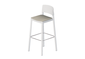 Chaises 3D - Tabouret en bois - Grace - 22930 - AH940 - MARPAT03