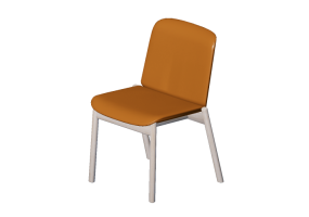 Sillas 3D - Silla de cuero Amstelle - 16600 - A3980 - ELMBAL43001
