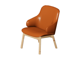 3D Sessel - Ledersessel Amstelle - 16611 - A3980 - ELMBAL93347