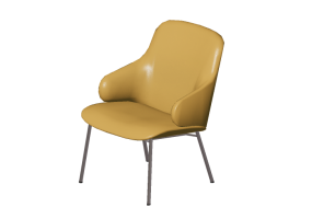 Fauteuil 3D - Fauteuil en cuir Amstelle - 16611 - 90980 - ELMBAL43003