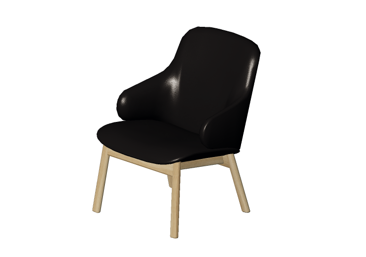 Fauteuil 3D - Fauteuil en cuir Amstelle - 16611 - A1980 -... Fauteuil 3D - Fauteuil en cuir Amstelle - 16611 - A1980 -...