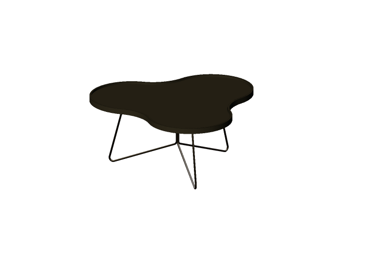 Mesitas 3D - Mesa en forma de flor con base de acero -... Mesitas 3D - Mesa en forma de flor con base de acero -...
