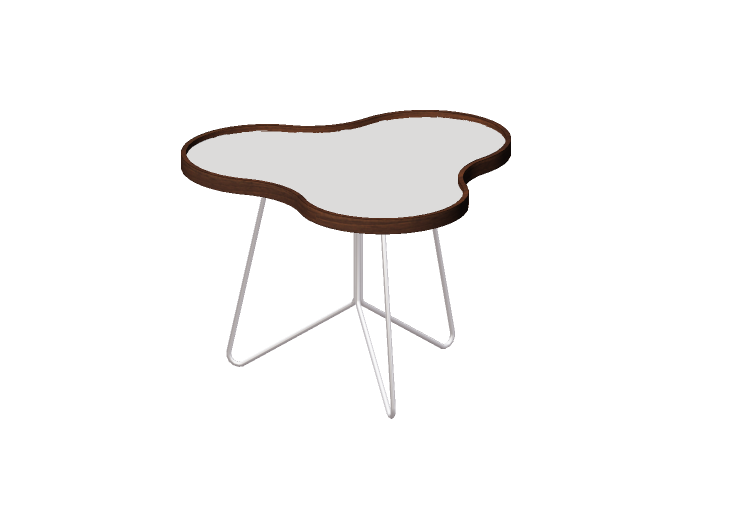 Mesitas 3D - Mesa en forma de flor con base de acero -... Mesitas 3D - Mesa en forma de flor con base de acero -...