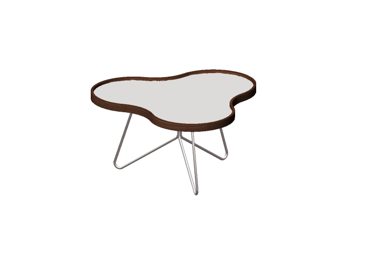 Petites Tables 3D - Table en forme de fleur avec base en... Petites Tables 3D - Table en forme de fleur avec base en...