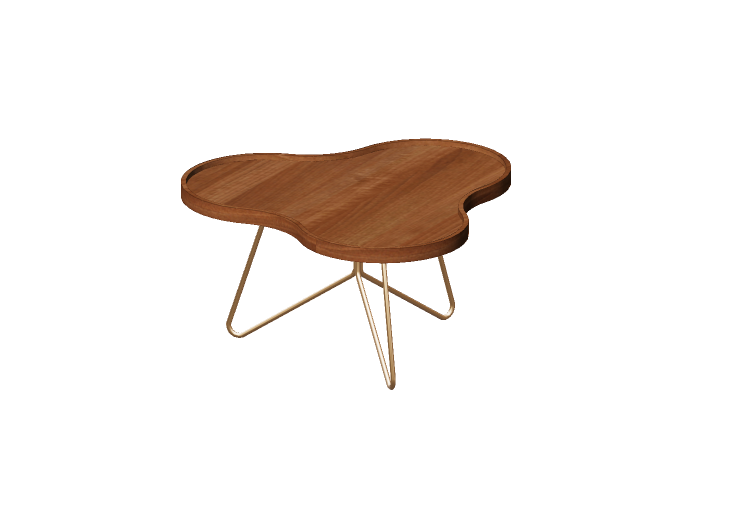 Petites Tables 3D - Table en forme de fleur avec base en... Petites Tables 3D - Table en forme de fleur avec base en...