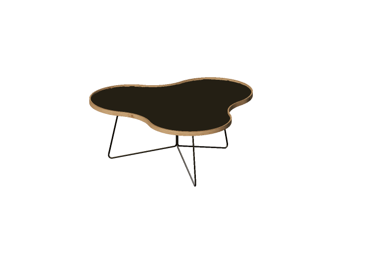 Mesitas 3D - Mesa en forma de flor con base de acero -... Mesitas 3D - Mesa en forma de flor con base de acero -...