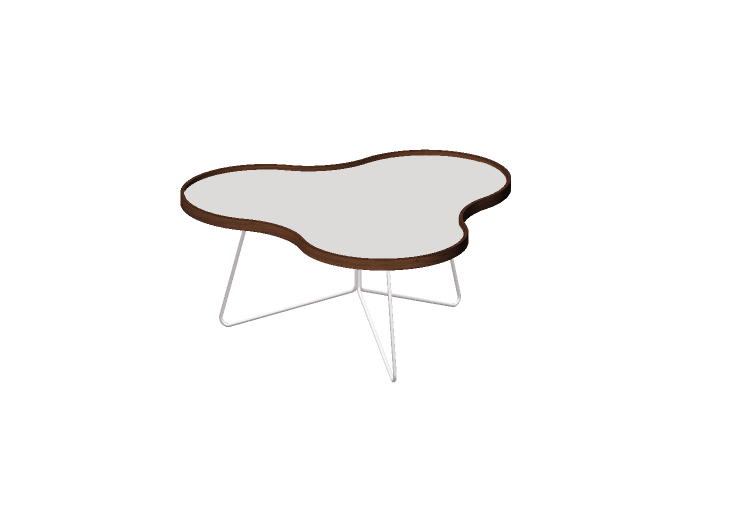 Mesinhas 3D - Mesa em forma de flor com base de aço -... Mesinhas 3D - Mesa em forma de flor com base de aço -...