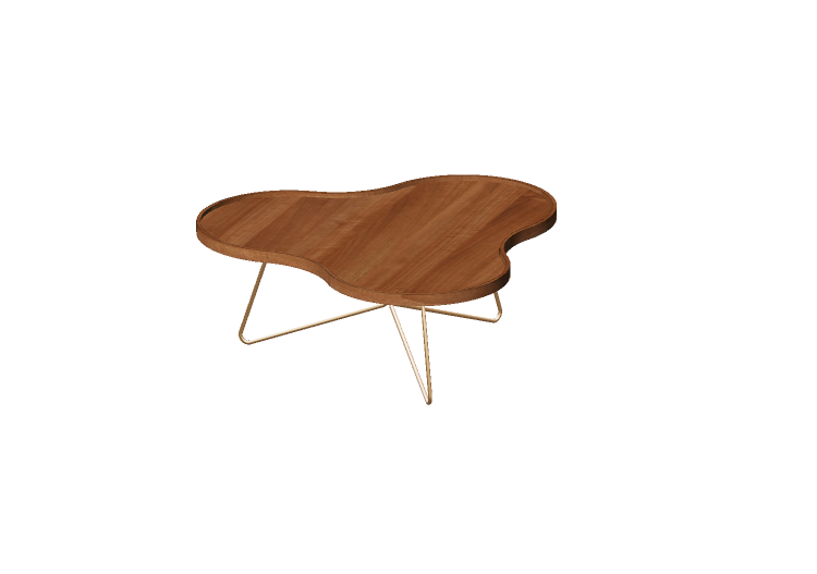 Mesinhas 3D - Mesa em forma de flor com base de aço -... Mesinhas 3D - Mesa em forma de flor com base de aço -...