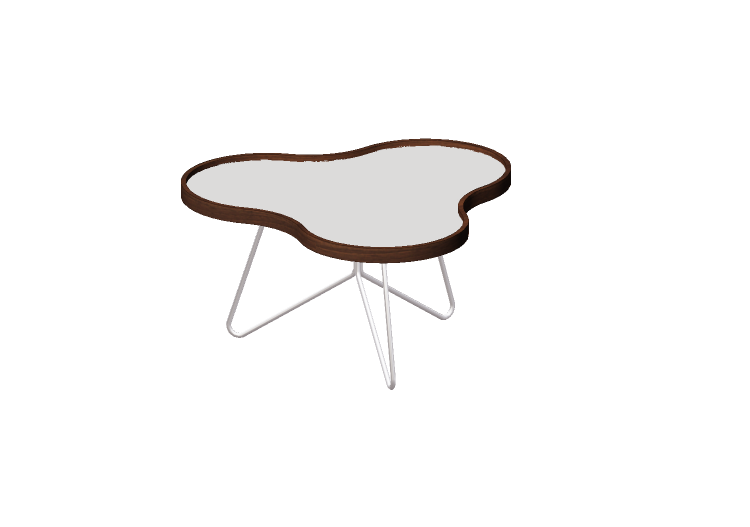 Mesitas 3D - Mesa en forma de flor con base de acero -... Mesitas 3D - Mesa en forma de flor con base de acero -...
