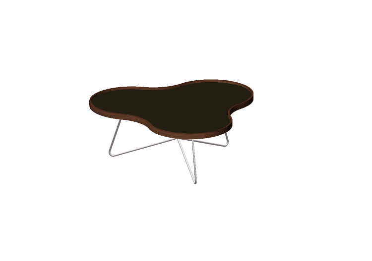 Mesinhas 3D - Mesa em forma de flor com base de aço -... Mesinhas 3D - Mesa em forma de flor com base de aço -...