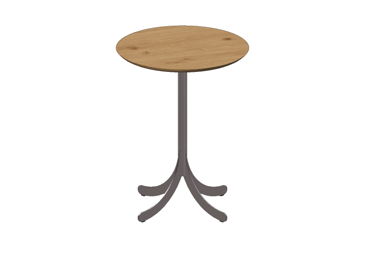 Petites Tables 3D - Table ronde avec base en acier - Atlas... Petites Tables 3D - Table ronde avec base en acier - Atlas...