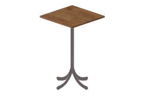 3D Coffe Tables - Square table with steel base - Atlas - 207253 - E146
