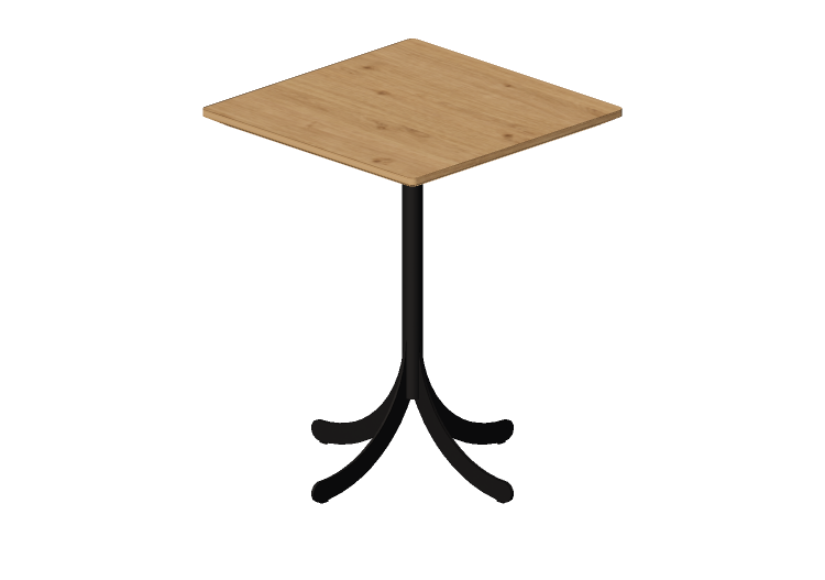 Mesinhas 3D - Mesa quadrada com base de aço - Atlas -... Mesinhas 3D - Mesa quadrada com base de aço - Atlas -...