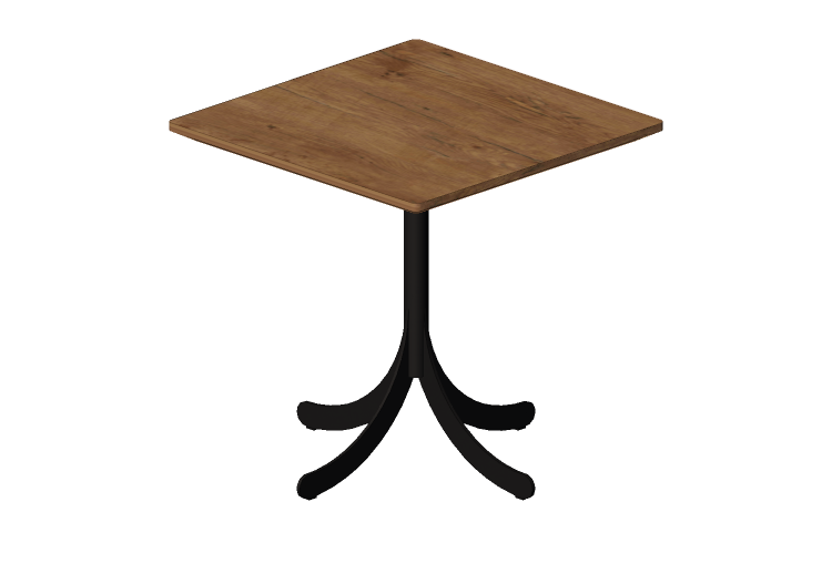 Mesitas 3D - Mesa cuadrada con base de acero - Atlas -... Mesitas 3D - Mesa cuadrada con base de acero - Atlas -...