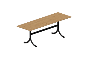 3D Coffe Tables - Table with steel base - Atlas - 207271 - A122