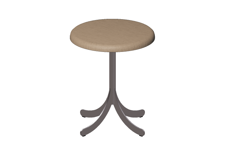 Sedie 3D - Sgabello con base in acciaio - Atlas - 20711-... Sedie 3D - Sgabello con base in acciaio - Atlas - 20711-...
