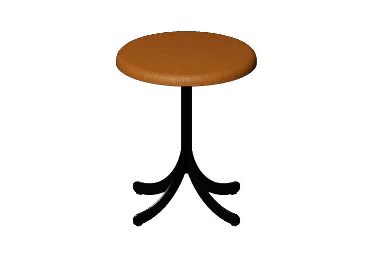 Sillas 3D - Taburete con base de acero - Atlas - 20711-... Sillas 3D - Taburete con base de acero - Atlas - 20711-...