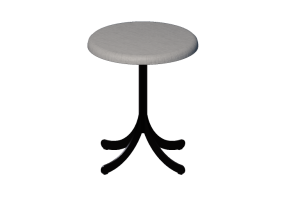 3D Stühle - Hocker mit Stahlfuß - Atlas - 20711- 22910 - CAMMLF26
