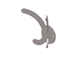 Accessoires 3D - Porte-manteaux en acier - Atlas - 20782 - 20