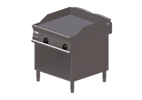 3D Electrical Appliances - freestandingFelectric fry-top with smooth chromium-plated plate - Tecnoinox - TECNO90 - 316075 - FTC8FE9