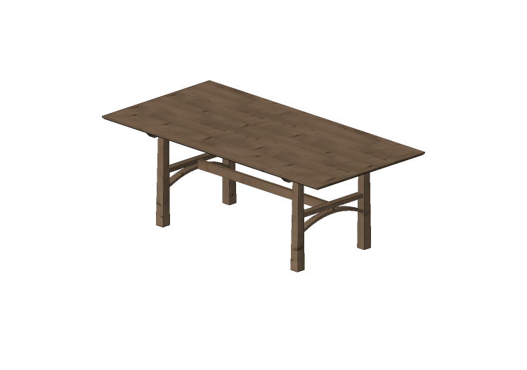 Tavoli 3D - Tavolo in legno massello - Thos. Moser -... Tavoli 3D - Tavolo in legno massello - Thos. Moser -...