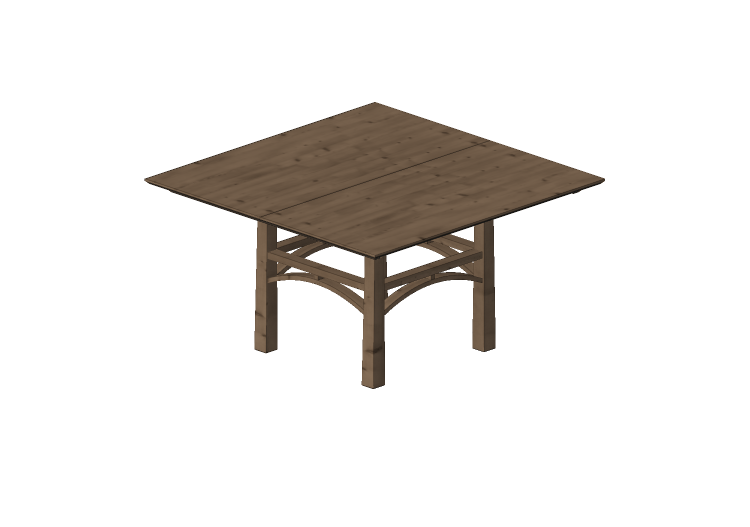 Tavoli 3D - Tavolo in legno massello - Thos. Moser -... Tavoli 3D - Tavolo in legno massello - Thos. Moser -...