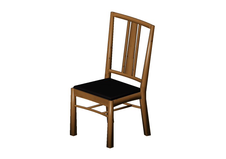 3D Chairs - Solid wood chair - Thos. Moser - American... 3D Chairs - Solid wood chair - Thos. Moser - American...