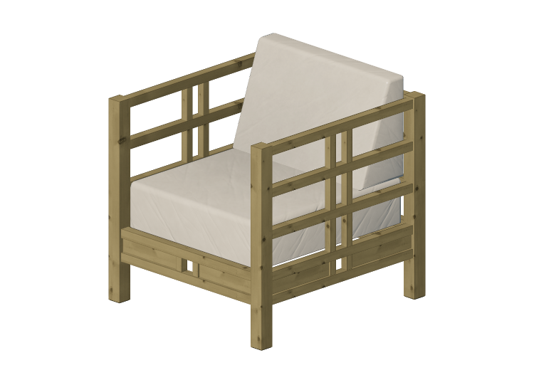 3D Sessel und Sofas - Sessel aus massivem Holz - Thos.... 3D Sessel und Sofas - Sessel aus massivem Holz - Thos....