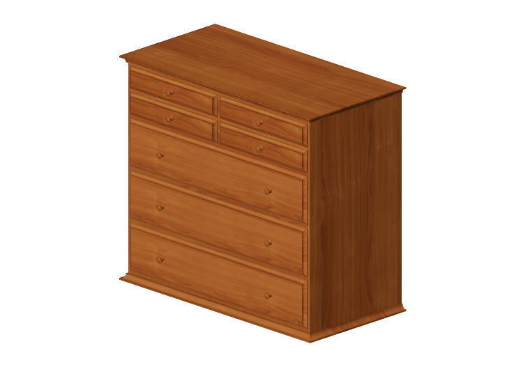 Armarios y Cómodas 3D - Cajonera con cuatro cajones - Thos.... Armarios y Cómodas 3D - Cajonera con cuatro cajones - Thos....