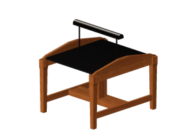 Muebles 3D - Escritorio de madera maciza - Thos. Moser