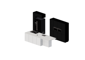 Cocinas 3D - Cocina completa de electrodom&eacute;sticos - Thuiskeukens